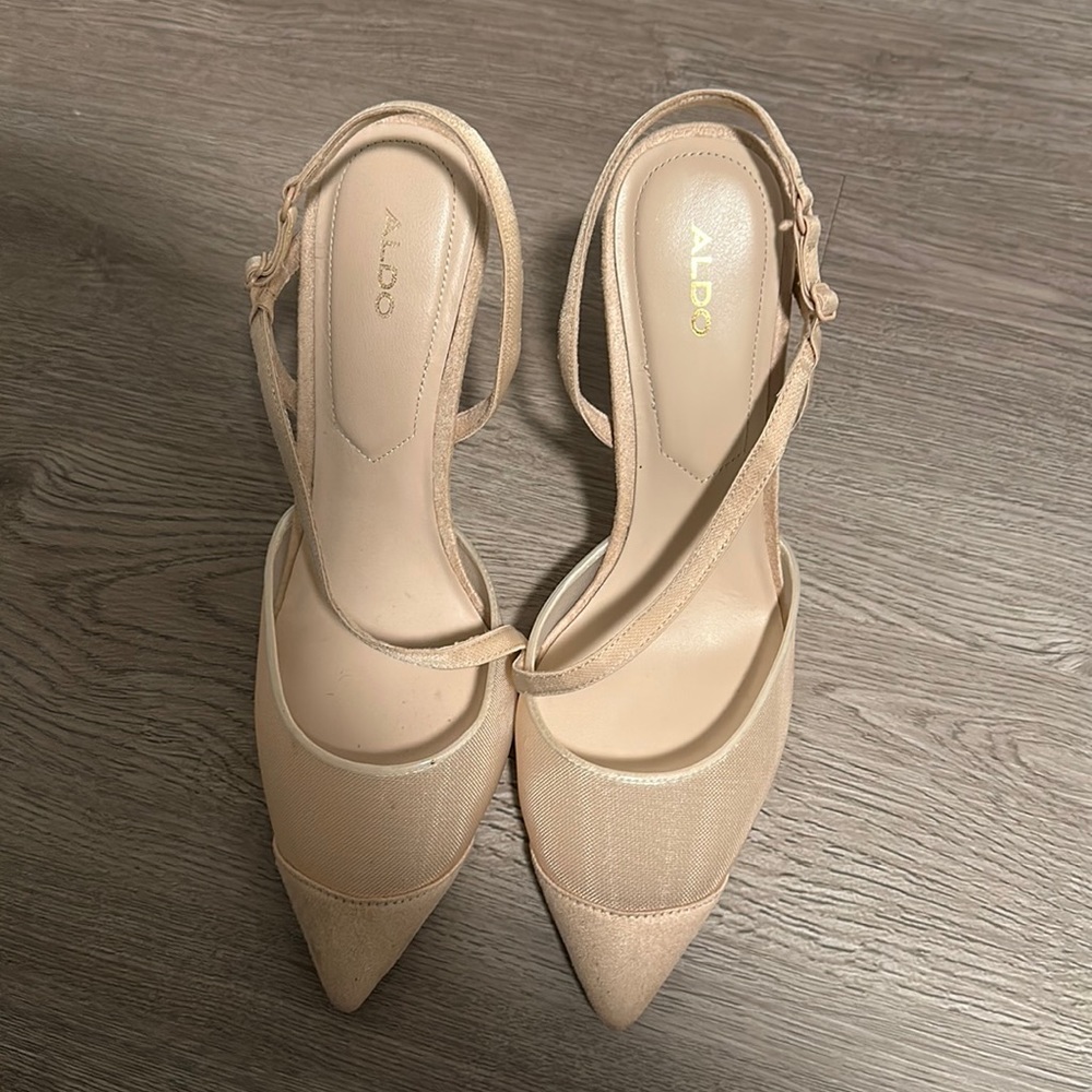 Aldo heels, Tan, size8.5